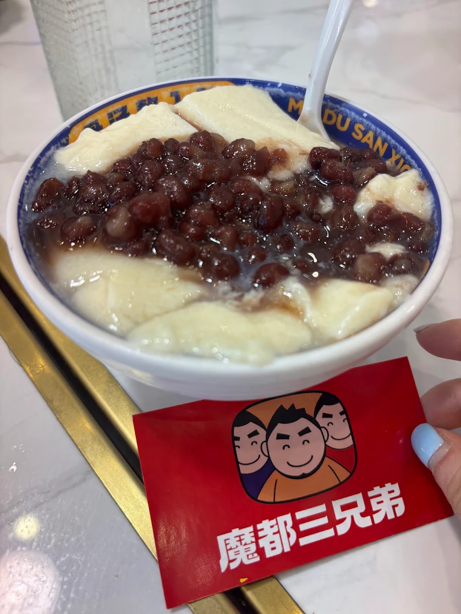 ice tofu pudding 红豆冰豆花